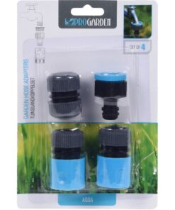 Pro Garden Tuinslangadapter Set 4-delig