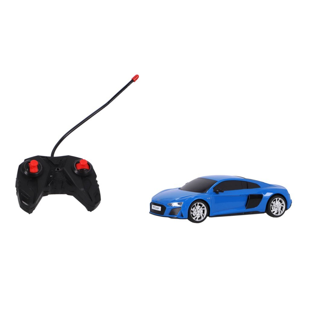 RC Audi R8 V10 Coupé 1:24 + Licht Blauw - Image 2
