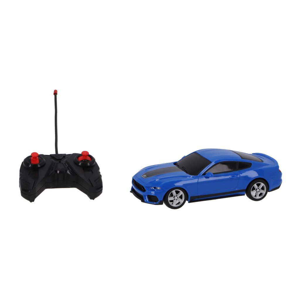 RC Ford Mustang Mach 1 1:24 + Licht Blauw - Image 2