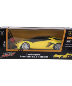 RC Lamborghini Aventador SVJ Roadster 1:24 + Licht Geel