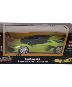 RC Lamborghini Aventador SVJ Roadster 1:24 + Licht Neon Groen