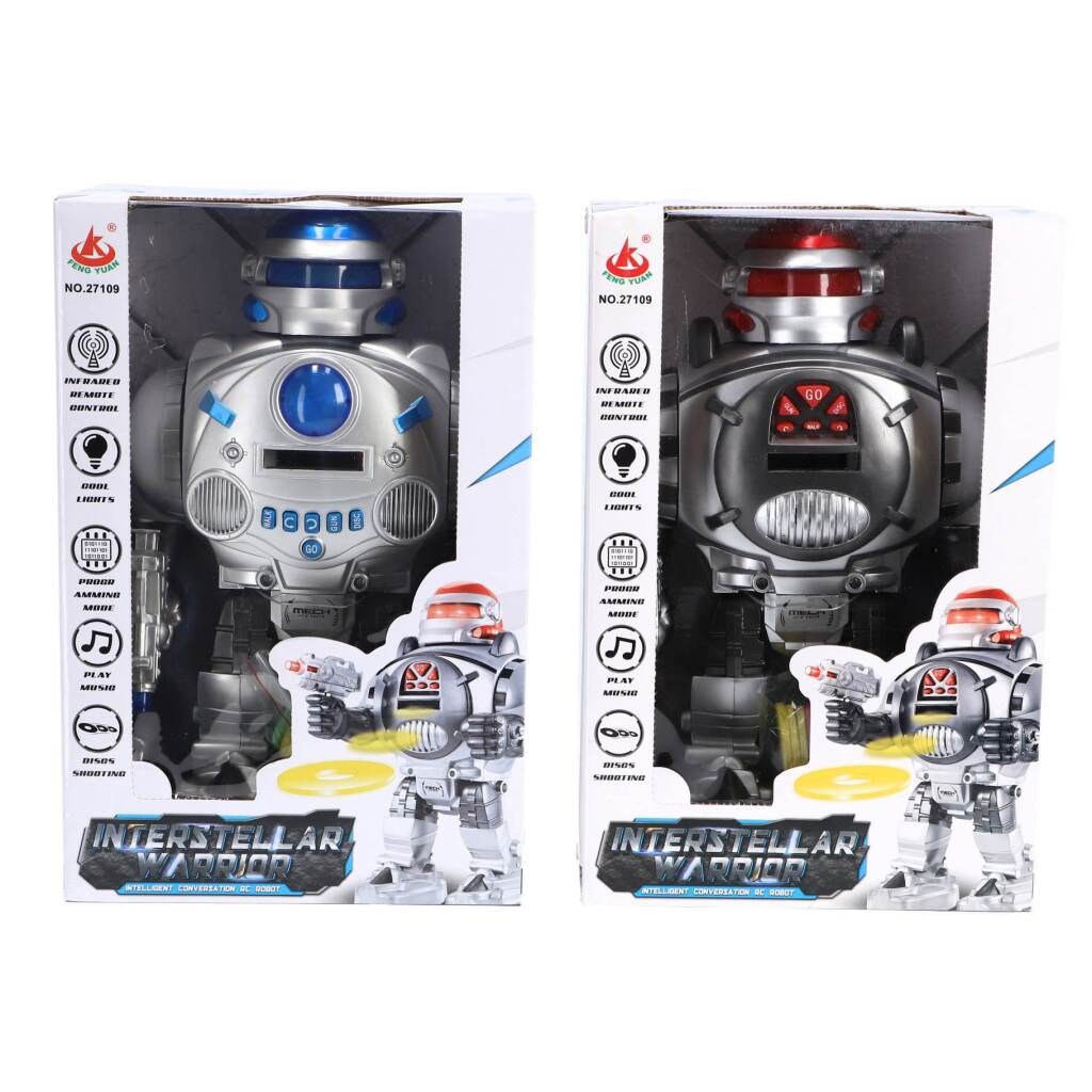 RC Robot Interstellar Warrior + Licht en Geluid Assorti