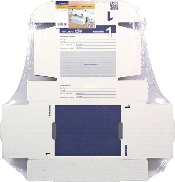 Raadhuis RD-351118-5 Postpakketdoos 1 146x131x56mm Bedrukt 5 Stuks - Image 2