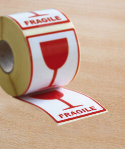 Raadhuis RD-351166 Etiket 74x105mm 500 Stuks Glas/breekbaar