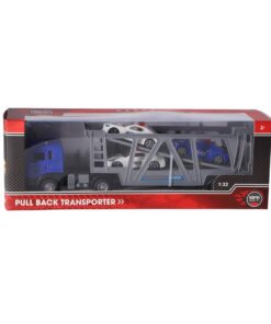 Rapid Wheels Die-Cast Pull-Back Transporter + 3 Voertuigen 1:32