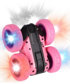 Rapid Wheels RC Flipover Auto Roze + Licht