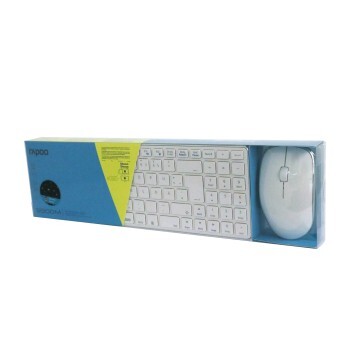 Rapoo 9300M Multimodus Draadloze Ultraslanke Desktop Combo Set QWERTY Wit - Image 4