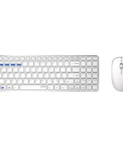 Rapoo 9300M Multimodus Draadloze Ultraslanke Desktop Combo Set QWERTY Wit