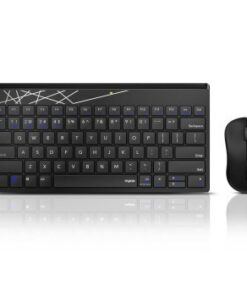 Rapoo Draadloze Combo Set Toestenbord En Muis Multi-mode 8000M Zwart QWERTY US