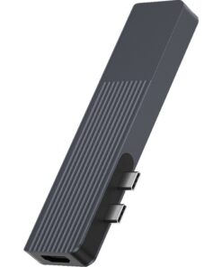 Alternative view of Rapoo USB-C 7in2 Multiport Adapter Zwart