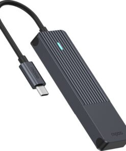 Alternative view of Rapoo USB-C naar USB-A Hub Zwart