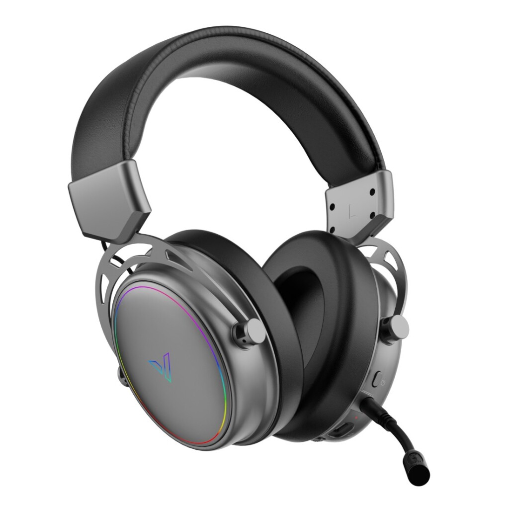Rapoo VH800 Draadloze Gaming Headset + Licht Grijs - Image 2