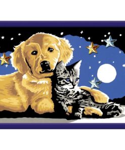 Alternative view of Ravensburger CreArt Schilderen op Nummer Hond en Poes Glitter