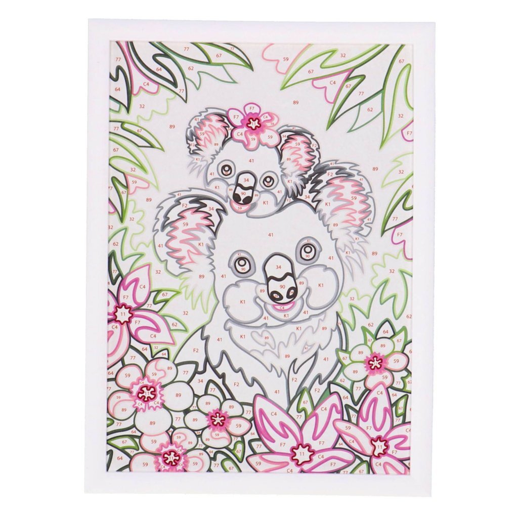 Ravensburger CreArt Schilderen op Nummer Koala's - Image 4