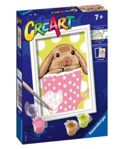 Ravensburger CreArt Schilderen op Nummer Konijntje in Beker