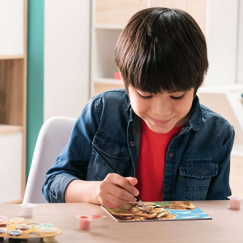 Ravensburger CreArt Schilderen op Nummer Leeuw met Baby - Image 4