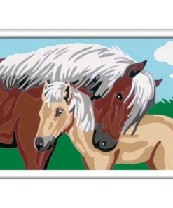 Alternative view of Ravensburger CreArt Schilderen op Nummer Merrie met Veulen