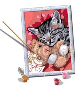 Alternative view of Ravensburger CreArt Schilderen op Nummer Vredige Poes