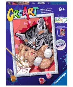 Ravensburger CreArt Schilderen op Nummer Vredige Poes