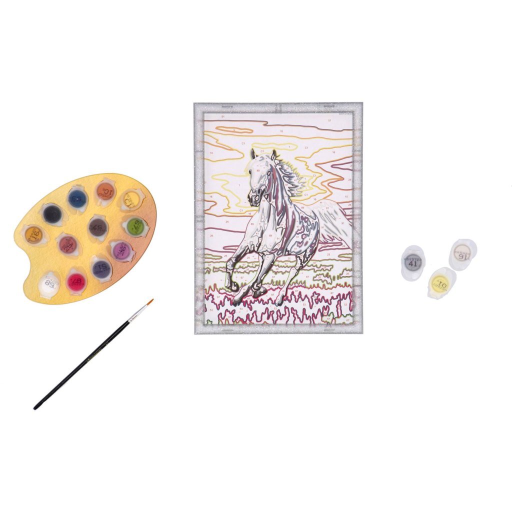 Ravensburger Creart Schilderen op Nummer Paard Bij Zonsondergang - Image 4