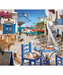 Alternative view of Ravensburger Puzzel Cats of Mykonos 1500 Stukjes