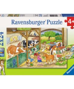 Ravensburger Puzzel Vrolijk Boerderijleven 2x24 Stukjes