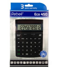 Alternative view of Rebell RE-ECO450-BX Calculator ECO 450 Zwart