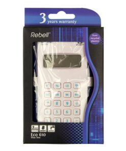 Alternative view of Rebell RE-ECO610-WB Calculator ECO 610 Wit