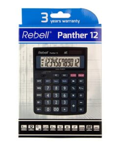 Alternative view of Rebell RE-PANTHER12BX Calculator Panther 12 Zwart