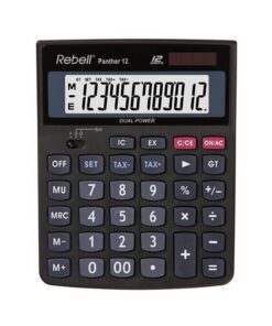Rebell RE-PANTHER12BX Calculator Panther 12 Zwart