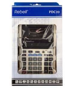 Alternative view of Rebell RE-PDC20-WB Printcalculator PDC20 Wit/Zwart