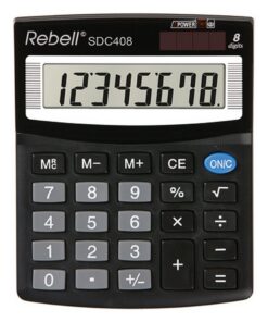 Rebell RE-SDC408-BX Calculator SDC408 Zwart