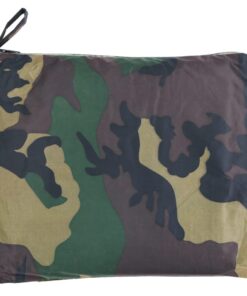 Regenponcho voor kamperen/wandelen leger waterdicht camouflage