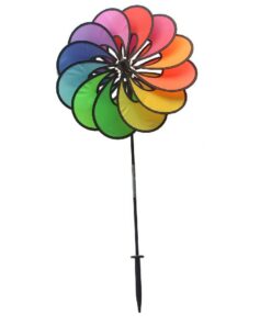 Rhombus Big Flower Regenboog Windvanger 48x73 cm