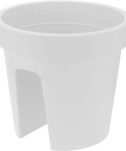Ronde Balkonbak 28 cm Wit
