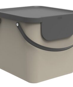 Rotho ALBULA Afvalscheider 38.8x35.5x33.9 cm 40L Cappuccino