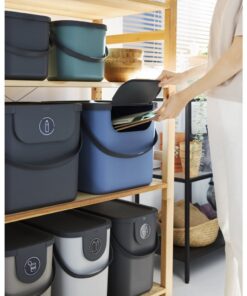 Alternative view of Rotho ALBULA Afvalscheider 38.8x35.5x33.9 cm 40L Wit