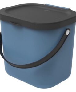 Rotho ALBULA Bio Afvalbakje 23.5x20x20.8 cm 6L Blauw