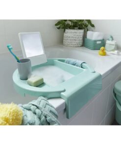 Alternative view of Rotho AVA Kinderwasbakje voor op Badrand 40x40x13 cm Sage Green