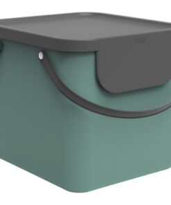 Rotho Albula Afvalscheider 40L Groen/Antraciet