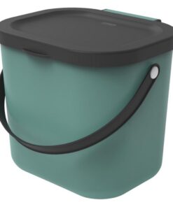 Rotho Albula Bioafvalbak 6L Groen/Antraciet