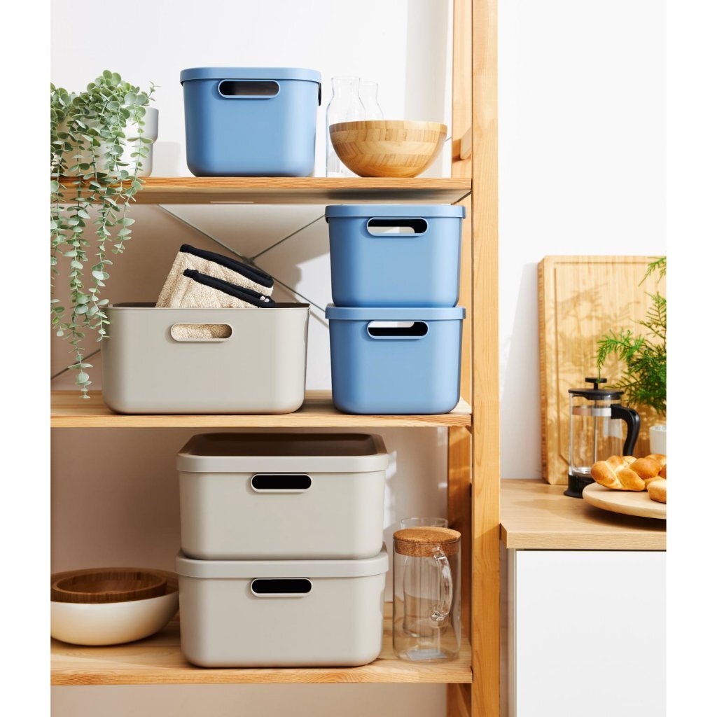 Rotho Albula Opbergbox 12L Horizon Blauw - Image 3