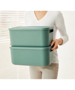 Alternative view of Rotho Albula Opbergbox 12L Mistletoe Groen