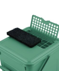 Alternative view of Rotho Bio Afvalemmer + Actief Koolfilter 9L Mistletoe Groen