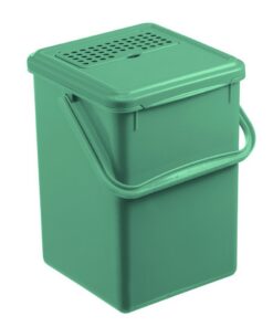 Rotho Bio Afvalemmer + Actief Koolfilter 9L Mistletoe Groen