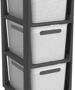 Rotho Brisen Design Ladekast 3x16L Wit