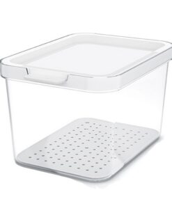 Rotho CAUMA Koelkastorganizer 13.6x18.4x11.3 cm 2.15L Wit/Transparant