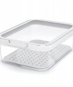 Rotho CAUMA Koelkastorganizer 18.4x13.6x6.2 cm 1.2L Wit/Transparant