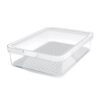 Rotho CAUMA Koelkastorganizer 27x18.4x6.2 cm 2.6L Wit/Transparant