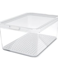 Rotho CAUMA Koelkastorganizer 4.65L Wit/Transparant